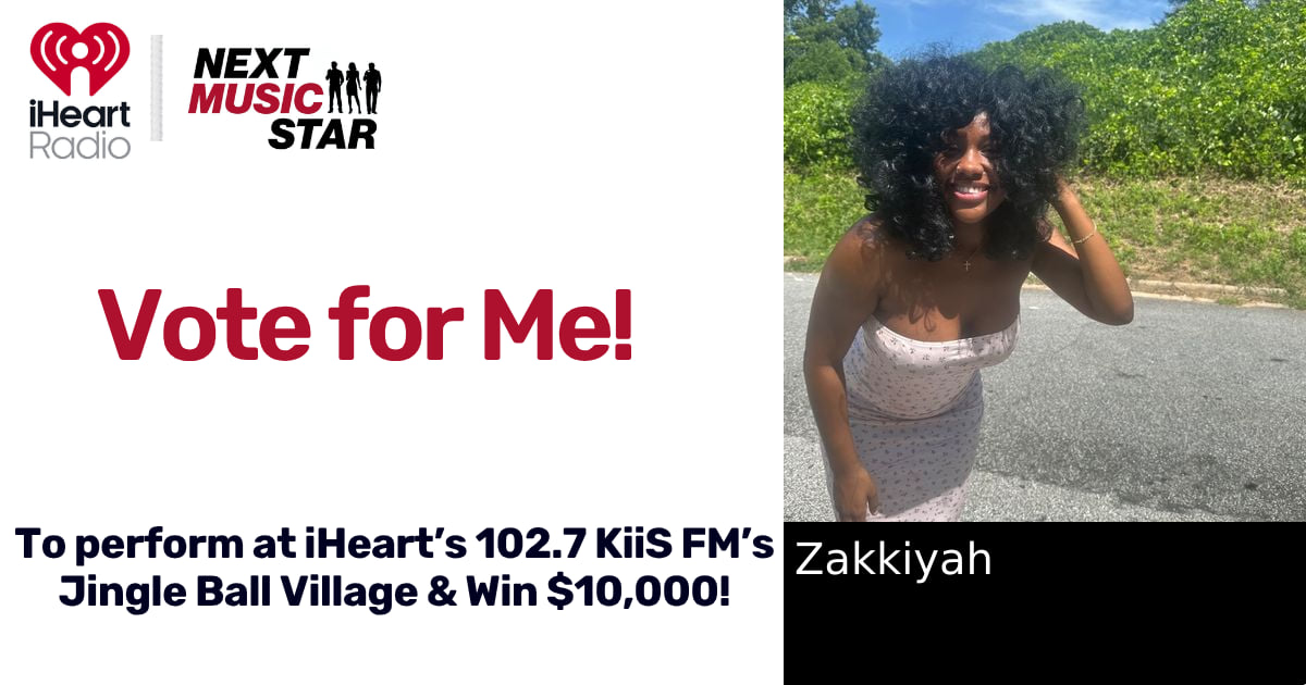 Next Fa Vote for Zakkiyah for Next Music Star! | 2026